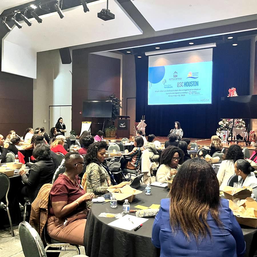 Rushka Tcholakova speaking at the Black Women in Real Estate Development Initiative luncheon